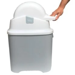 DiaperChamp ONE - Soft Silver - Standaard Luieremmer 24 DiaperChamp ONE - Soft Silver - Standaard Luieremmer -Bekend Babyproducten Winkel 1189x1200 7