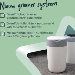 Tommee Tippee Milieuvriendelijke Twist & Click Luieremmer - Met 1 Navulcassette - Blauw -Bekend Babyproducten Winkel 1190x1200 15