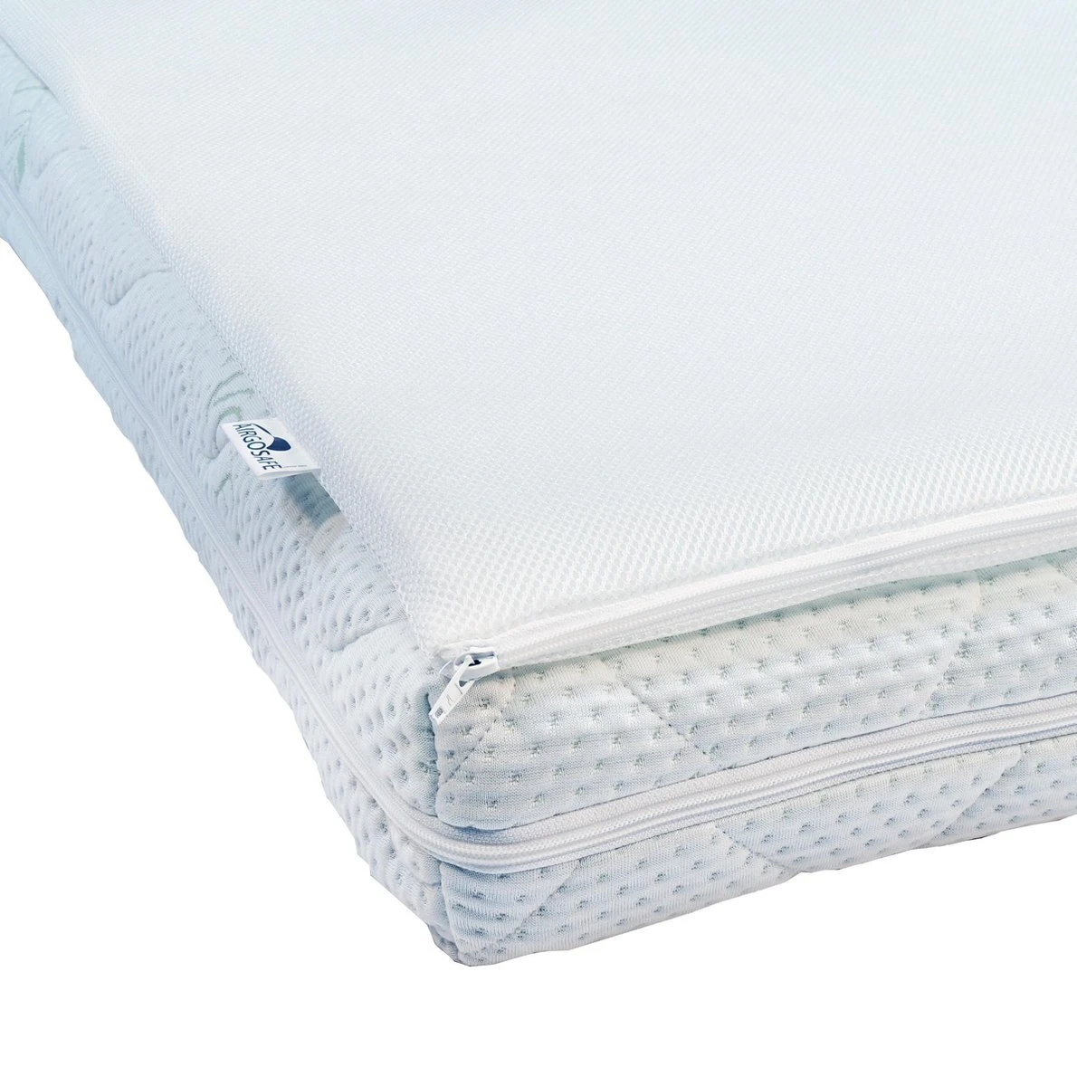 ABZ Baby Matras Combi Witte Panter Met Airgosafe Topper - 70x140 Cm 5 ABZ Baby Matras Combi Witte Panter Met Airgosafe Topper - 70x140 Cm - Afbeelding 3