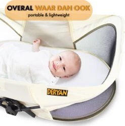 Deryan Infant Deluxe BabyBox Campingbedje - Cream + Inclusief Matras En Klamboe -Bekend Babyproducten Winkel 1192x1200 10