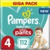 Pampers® Pampers Baby-Dry Pants - Maat 4 (9kg-15kg) - 112 Luierbroekjes - Giga Pack -Bekend Babyproducten Winkel 1192x1200 12