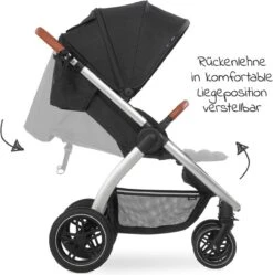 Hauck UpTown Buggy - Met één Hand Opvouwbaar - Zwart -Bekend Babyproducten Winkel 1192x1200 6