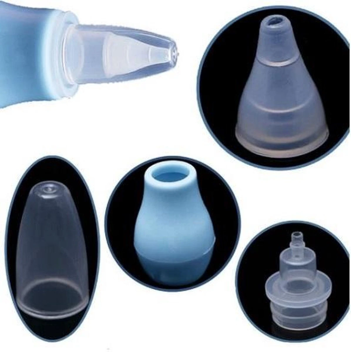 Neusreiniger Voor Baby En Kind - Neuspompje - Nose Cleaner - Nasal Aspirator - Neuszuiger - Roze 5 Neusreiniger Voor Baby En Kind - Neuspompje - Nose Cleaner - Nasal Aspirator - Neuszuiger - Roze - Afbeelding 3