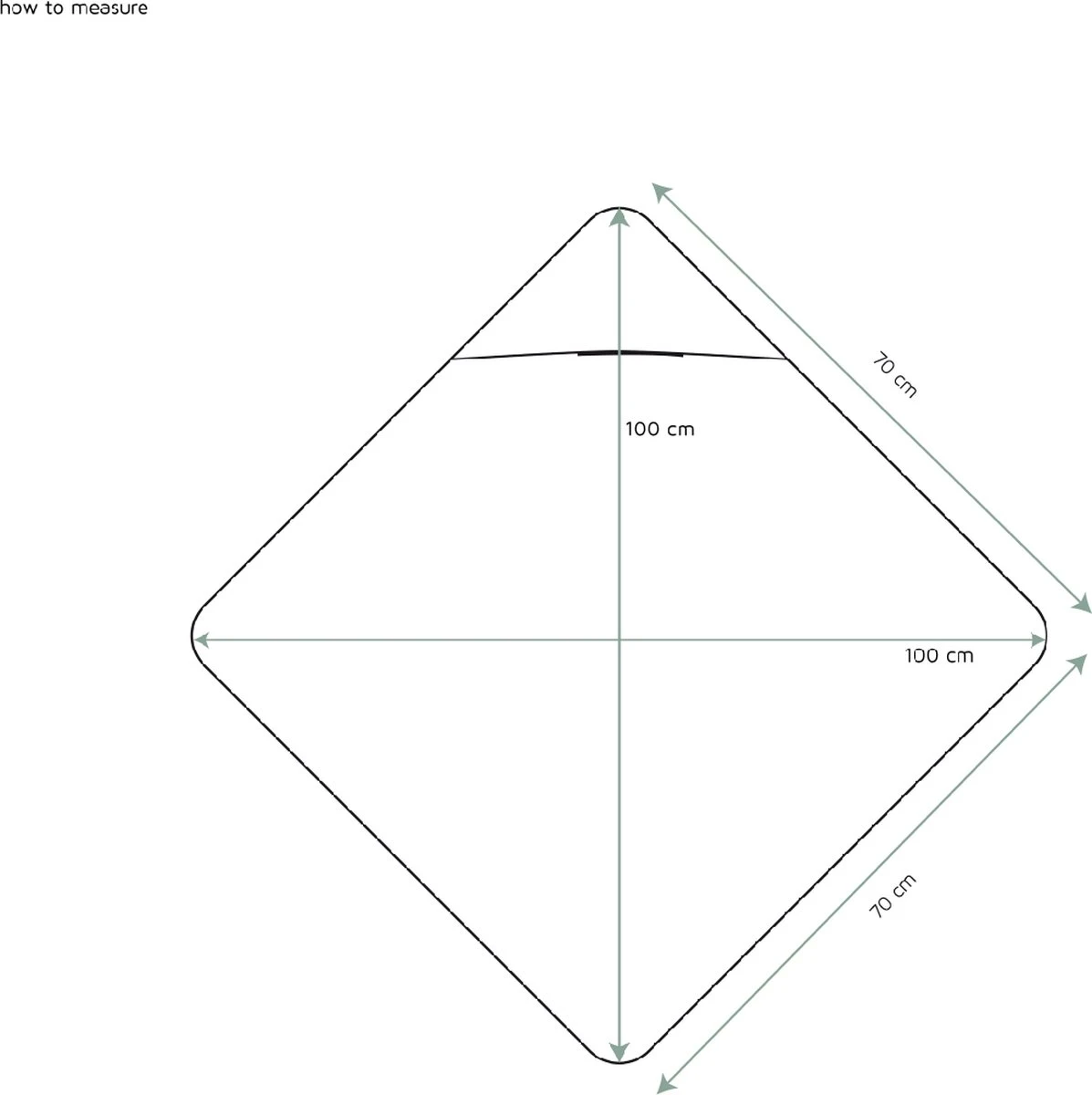 Koeka Baby Badcape Dijon Daily - 100x100cm - Lichtroze 7 Koeka Baby Badcape Dijon Daily - 100x100cm - Lichtroze - Afbeelding 5