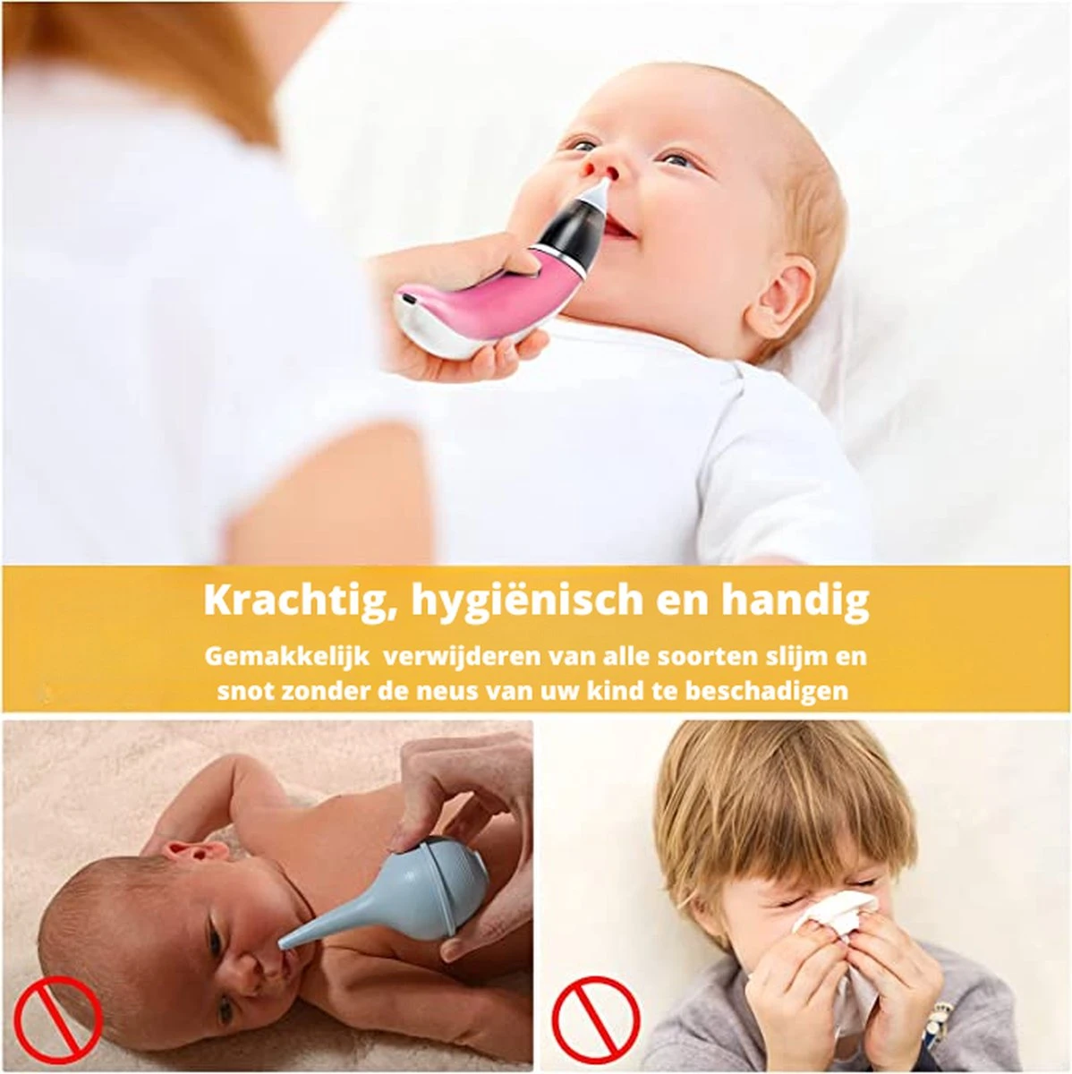 Premium Elektrische Oplaadbare Neus Reiniger Voor Baby En Kinderen - Inclusief Oplader, Handleiding En Batterijen - Hygiënische Neusreiniger - Baby Aspirator - Neuszuiger - Baby Neuspompje - Toetenveger - Baby Neusreiniger - Geel - Neusspoeler 4 Premium Elektrische Oplaadbare Neus Reiniger Voor Baby En Kinderen - Inclusief Oplader, Handleiding En Batterijen - Hygiënische Neusreiniger - Baby Aspirator - Neuszuiger - Baby Neuspompje - Toetenveger - Baby Neusreiniger - Geel - Neusspoeler - Afbeelding 2