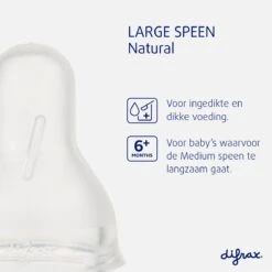 Difrax Flessenspeen Natural - Maat Large - 2 Stuks -Bekend Babyproducten Winkel 1199x1200 17