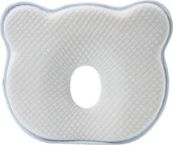 MINIIYOU® Orthopedisch Baby Hoofdkussen + Kussensloop - Blauw - Plat Hoofd - 100% KATOEN -Bekend Babyproducten Winkel 1200x1005 4