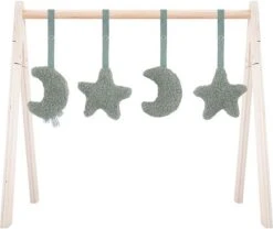 Jollein Babygym Speeltjes - Moon - Nougat - 4 Stuks