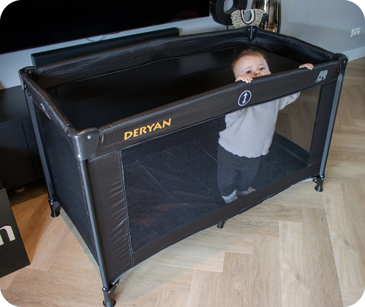 Deryan Believer Campingbedje - 120x60cm - Zwart 11 Deryan Believer Campingbedje - 120x60cm - Zwart - Afbeelding 9