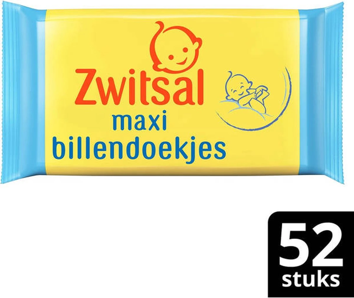 Zwitsal Billendoekjes Babydoekjes Maxi Voordeelverpakking 4 Zwitsal Billendoekjes Babydoekjes Maxi Voordeelverpakking - Afbeelding 2
