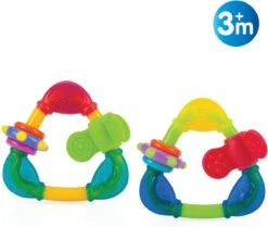 Nuby - Bijtspeelgoed - Bijtdriehoek - 3m+ -Bekend Babyproducten Winkel 1200x1013