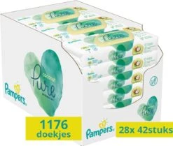 Pampers® Pampers Pure Coconut Babydoekjes - 28 Verpakkingen Van 42 Doekjes = 1176 Babydoekjes -Bekend Babyproducten Winkel 1200x1014 5