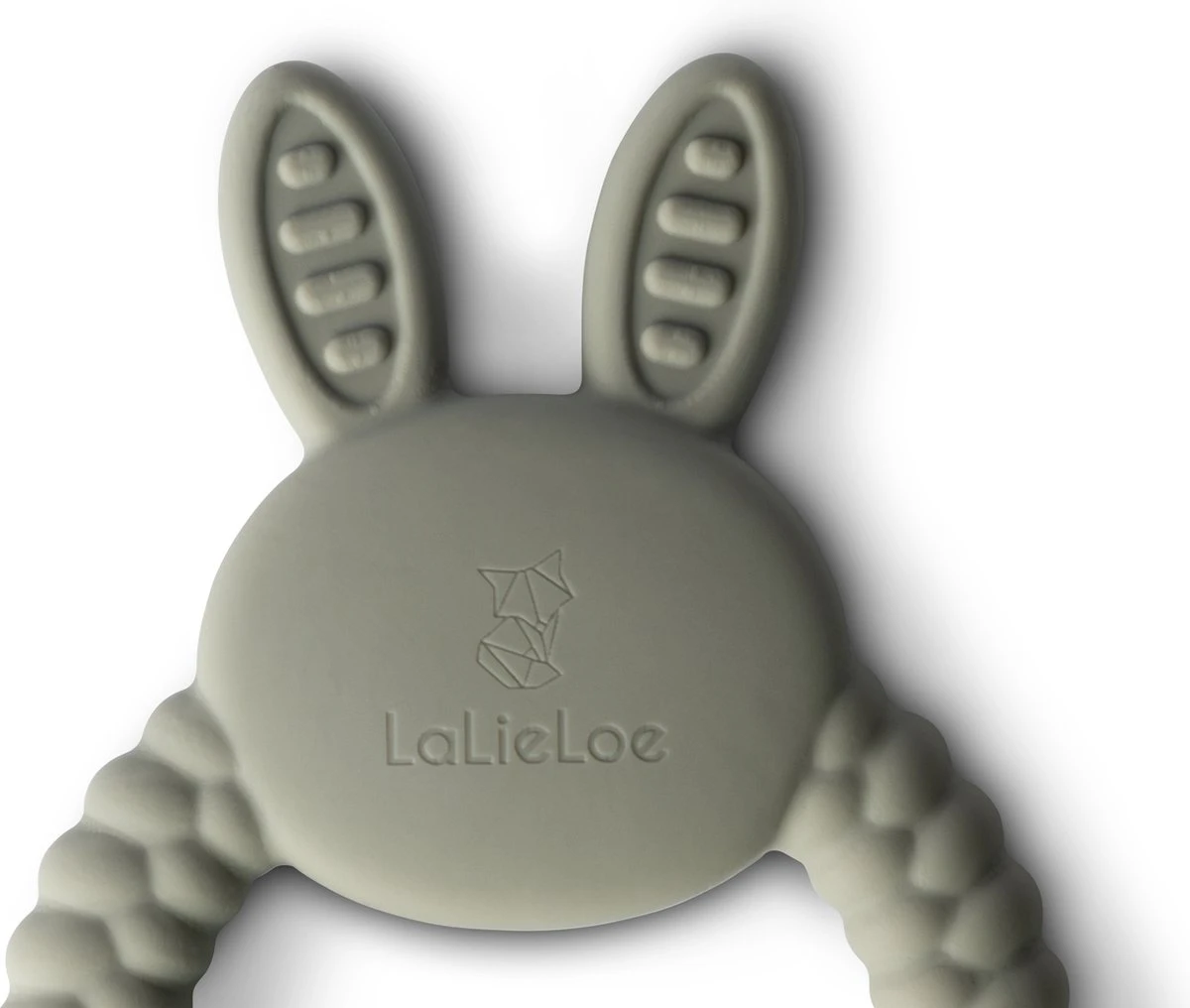 Bijtring Lalieloe Bunny - Bijtspeelgoed - Kraam Cadeau - Koel Bijtring - Sage 4 Bijtring Lalieloe Bunny - Bijtspeelgoed - Kraam Cadeau - Koel Bijtring - Sage - Afbeelding 2