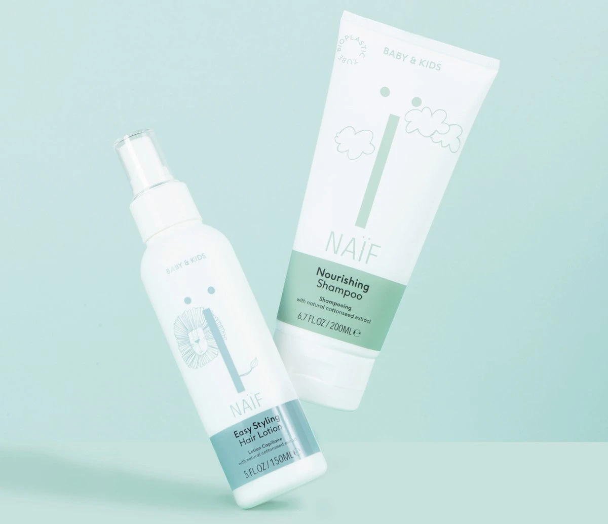 Naïf Easy Styling Haarlotion - Baby En Kids - 2 X 150ml - Met Natuurlijke Ingrediënten 5 Naïf Easy Styling Haarlotion - Baby En Kids - 2 X 150ml - Met Natuurlijke Ingrediënten - Afbeelding 3
