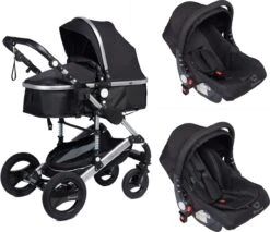 Bronea EXQUISE Luxe Multi-functionele Kinderwagen 3 In 1 | Zwart / Silver | Incl. MATRAS, Buggy, Autostoel, Luiertas, Regenhoes, Voetenwarmer, Muggen Net & Zonneklep 9 Bronea EXQUISE Luxe Multi-functionele Kinderwagen 3 In 1 | Zwart / Silver | Incl. MATRAS, Buggy, Autostoel, Luiertas, Regenhoes, Voetenwarmer, Muggen Net & Zonneklep -Bekend Babyproducten Winkel 1200x1036 1
