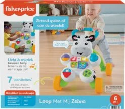 Fisher Price Fisher-Price Loop Met Mij Zebra - Looptrainer -Bekend Babyproducten Winkel 1200x1048 1