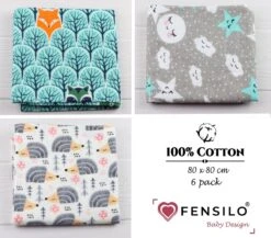 Flanellen Luiers - 80 X 80cm - 6 Pack - Flanellen Doeken Van Flanel Katoen - Mint - Fensilo -Bekend Babyproducten Winkel 1200x1055 5