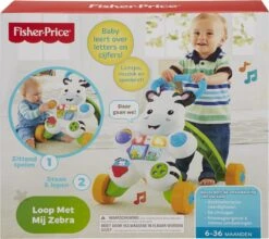 Fisher Price Fisher-Price Loop Met Mij Zebra - Looptrainer -Bekend Babyproducten Winkel 1200x1068