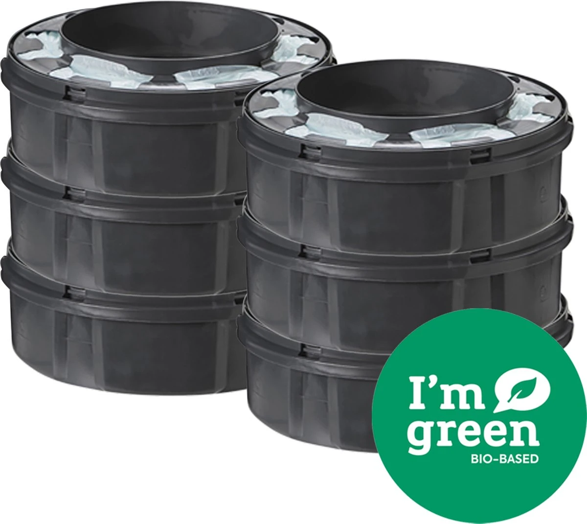 Tommee Tippee Twist & Click Milieuvriendelijke Luieremmer Navulling - Duurzaam Geproduceerde Greenfilm - 6 Stuks 3 Tommee Tippee Twist & Click Milieuvriendelijke Luieremmer Navulling - Duurzaam Geproduceerde Greenfilm - 6 Stuks