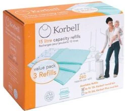 Korbell Luieremmer Navulling - 15L Zak - 3 Stuks -Bekend Babyproducten Winkel 1200x1071 13