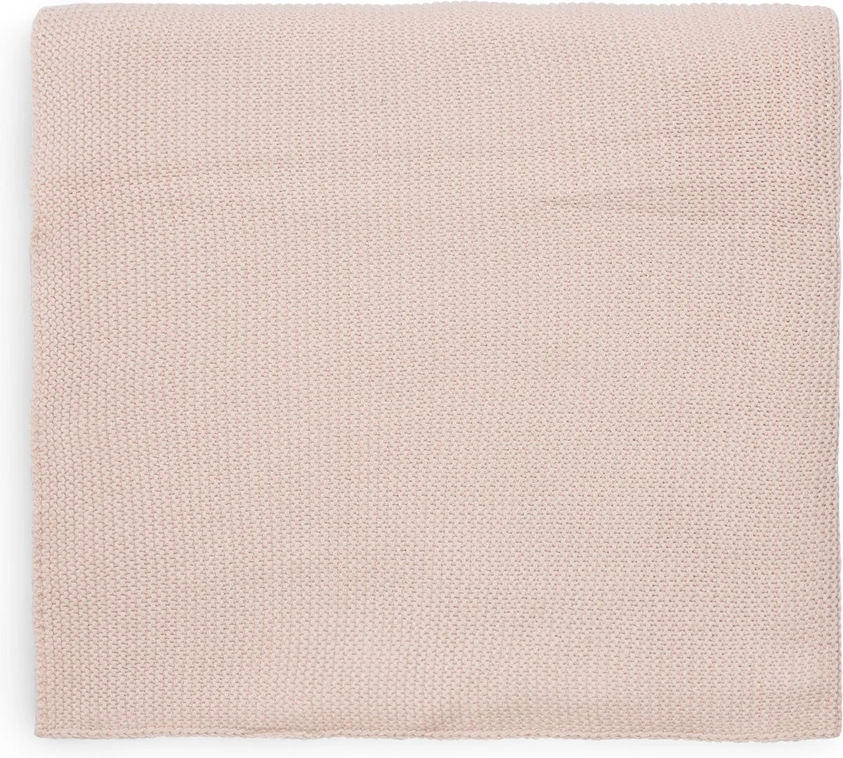Jollein Baby Deken Ledikant Basic Knit 100x150cm - Pale Pink 4 Jollein Baby Deken Ledikant Basic Knit 100x150cm - Pale Pink - Afbeelding 2