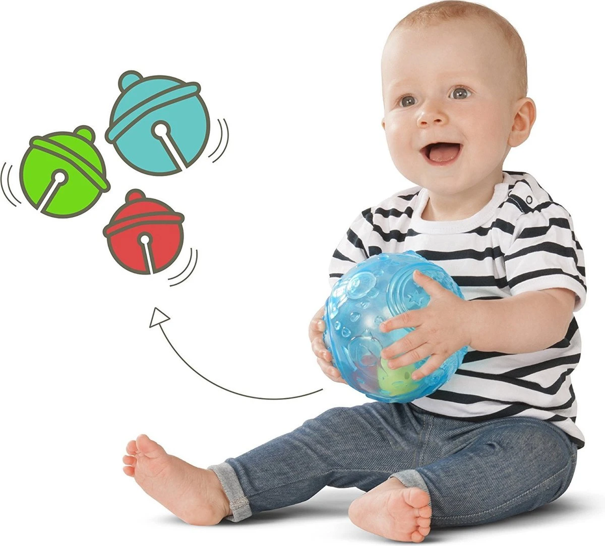 Sophie De Giraf - Speelbal - Sensory Ball 4 Sophie De Giraf - Speelbal - Sensory Ball - Afbeelding 2