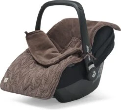 Jollein Voetenzak Voor Autostoel & Kinderwagen - Spring Knit - Chestnut -Bekend Babyproducten Winkel 1200x1090 4