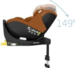 Maxi-Cosi Mica Pro Eco I-Size Autostoeltje - 360° Draaibaar - Gerecyclede Stoffen - Authentic Cognac - Vanaf De Geboorte Tot Ca. 4 Jaar -Bekend Babyproducten Winkel 1200x1099 2