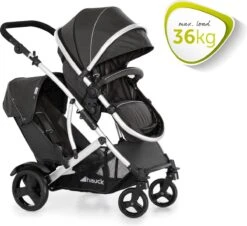Hauck Duett 2 Duo Kinderwagen - Zwart -Bekend Babyproducten Winkel 1200x1100 4