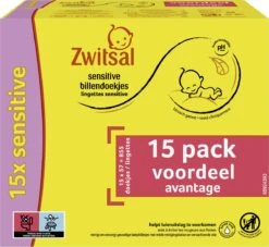 Zwitsal Sensitive Billendoekjes Alcoholvrij - 855 Doekjes - Voordeelverpakking -Bekend Babyproducten Winkel 1200x1104 7