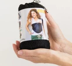 Minimonkey Mini Sling Draagzak - Zwart -Bekend Babyproducten Winkel 1200x1106 1