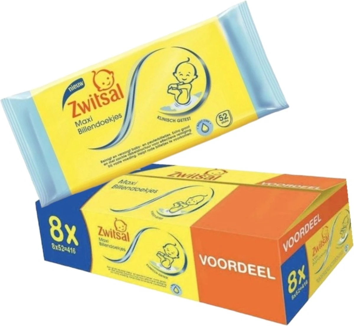 Zwitsal Billendoekjes Babydoekjes Maxi Voordeelverpakking 3 Zwitsal Billendoekjes Babydoekjes Maxi Voordeelverpakking