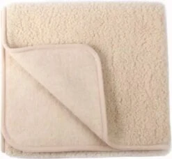 WOLLIES Amsterdam - Wieg Deken - Amandel - Merino Wol - 75 X 100 CM