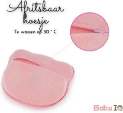 Baby IQ Orthopedisch Baby Hoofdkussen – Traagschuim – Tegen Plat Achterhoofd – Kraamcadeau –Roze – Incl Bandana Slabber 18 Baby IQ Orthopedisch Baby Hoofdkussen – Traagschuim – Tegen Plat Achterhoofd – Kraamcadeau –Roze – Incl Bandana Slabber -Bekend Babyproducten Winkel 1200x1107 12