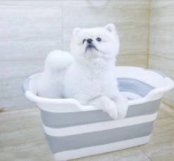 Merkloos Baby Badje Opvouwbaar - Multifunctioneel - Wasmand - Opbergmand - Speelgoed Opslag - Babybadje -Bekend Babyproducten Winkel 1200x1108 10