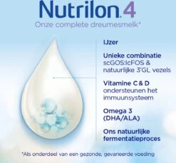 Nutrilon 4 Dreumesmelk – Flesvoeding Vanaf 1 Jaar – 800g -Bekend Babyproducten Winkel 1200x1112 2