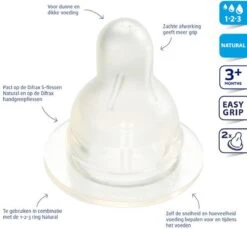 Difrax 1-2-3 Doseerspeen Natural - 2st -Bekend Babyproducten Winkel 1200x1114
