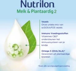 Nutrilon Melk & Plantaardig 2 - Opvolgzuigelingenvoeding 6-12 Maanden - 800 Gram -Bekend Babyproducten Winkel 1200x1118 1