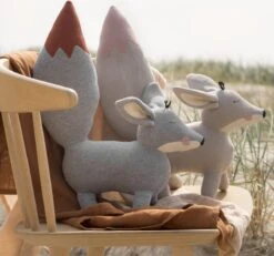 Baby Bello Finny The Fennex Fox - Ginger Grey - Knuffel XL -Bekend Babyproducten Winkel 1200x1121 2