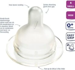 Difrax Flessenspeen Wide Voor Brede Babyflessen - Maat Small - 2 Stuks 25 Difrax Flessenspeen Wide Voor Brede Babyflessen - Maat Small - 2 Stuks -Bekend Babyproducten Winkel 1200x1122