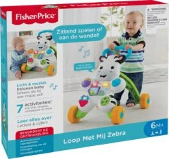 Fisher Price Fisher-Price Loop Met Mij Zebra - Looptrainer -Bekend Babyproducten Winkel 1200x1126 1