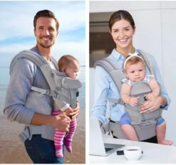 Deryan Ergonomische Draagzak - Buikdrager 4-in-1 Grijs -Bekend Babyproducten Winkel 1200x1127 4