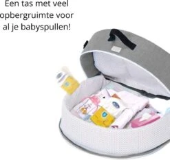 Campingbedje - Camping Bed - Compact Camping Bedje - Baby Nestje - Inclusief Klamboe - Baby Tentje - Grijs - Luxe Campingbedje -Bekend Babyproducten Winkel 1200x1134 3