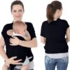 Baby Mama Draagdoek Zwart - Rekbaar - Biologisch Katoen - Ergonomisch - Draagzak - Tot 15KG -Bekend Babyproducten Winkel 1200x1136 9