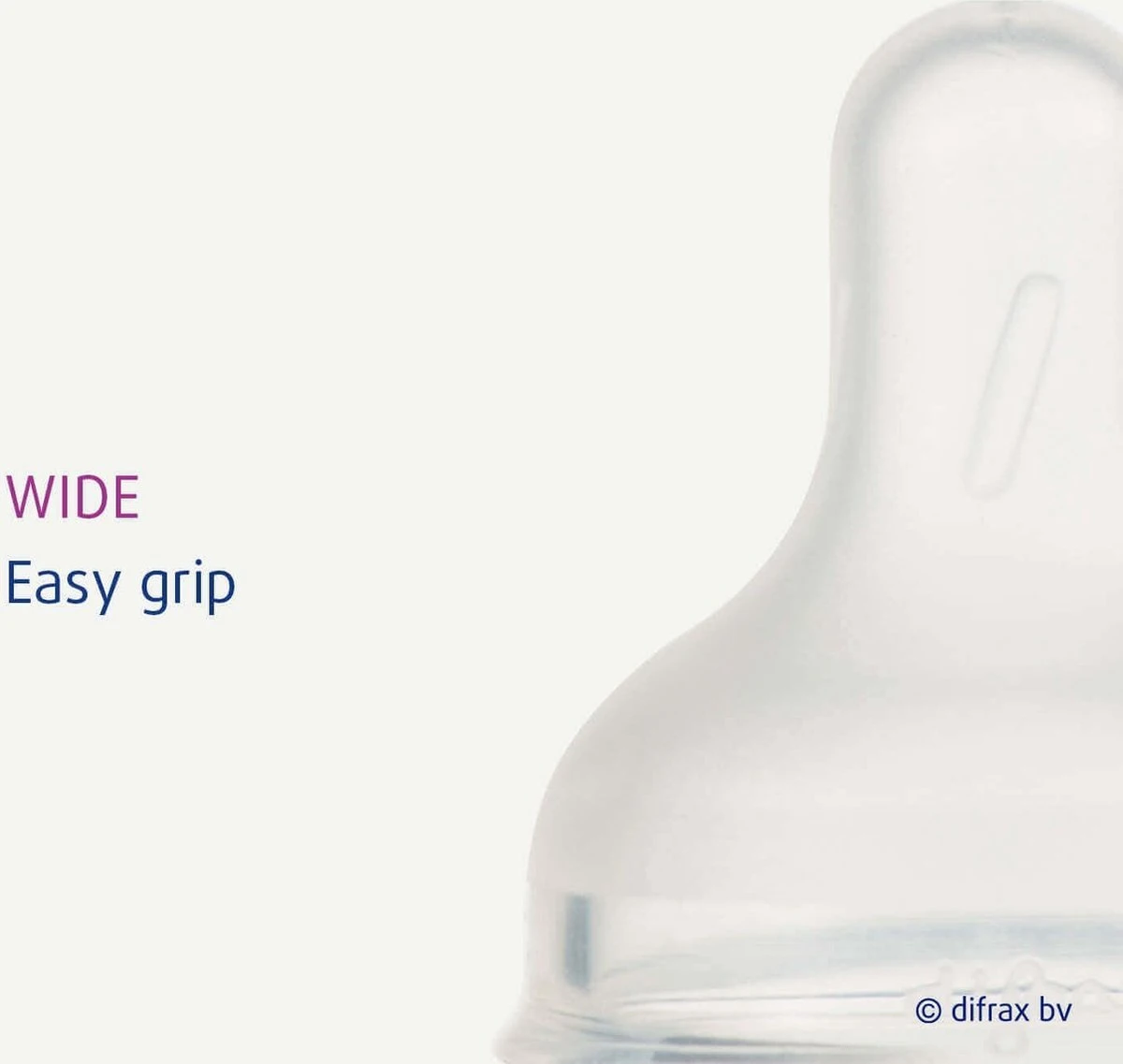 Difrax Flessenspeen Wide Voor Brede Babyflessen - Maat Large - 2 Stuks 5 Difrax Flessenspeen Wide Voor Brede Babyflessen - Maat Large - 2 Stuks - Afbeelding 3
