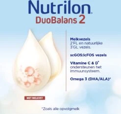 Nutrilon Duobalans 2 - Flesvoeding Vanaf 6 Maanden - 800g -Bekend Babyproducten Winkel 1200x1137 3