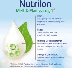 Nutrilon Melk & Plantaardig 1+ - Dreumesdrink Vanaf 12 Maanden - 800 Gram -Bekend Babyproducten Winkel 1200x1138