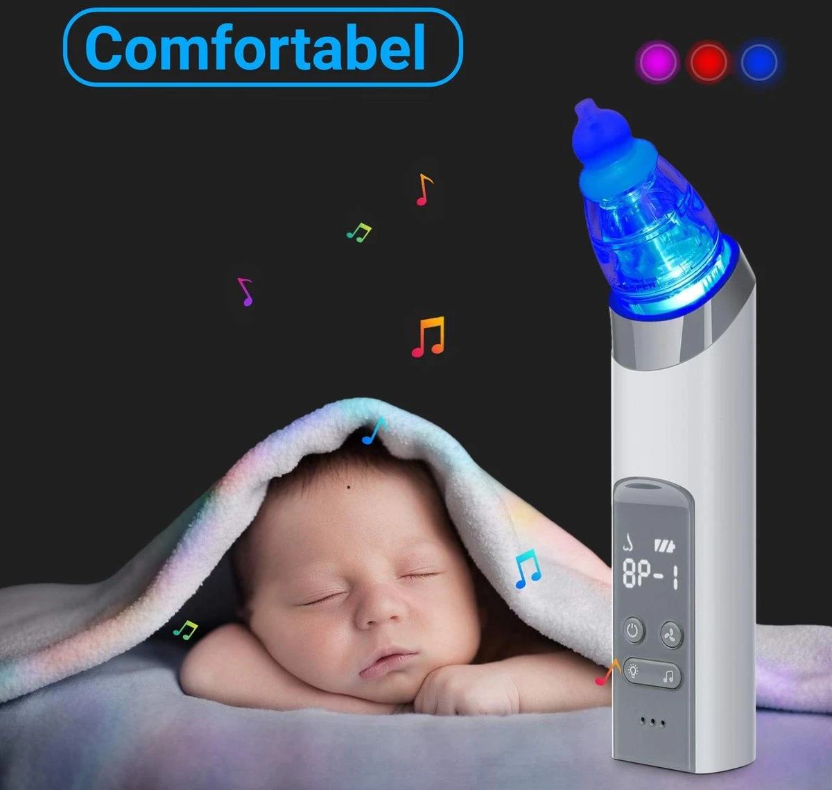 Merkloos Neusreininger Baby – Elektrische Neuszuiger – Neus Aspirator Met USB – Neuspeer & Blackhead Remover – Snotverwijderaar – Snoetenpoetser Peuter 9 Merkloos Neusreininger Baby – Elektrische Neuszuiger – Neus Aspirator Met USB – Neuspeer & Blackhead Remover – Snotverwijderaar – Snoetenpoetser Peuter - Afbeelding 7