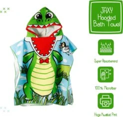 JAXY Badcape Baby - Badcape - Baby Badjas - Omslagdoek - Omslagdoek - Baby Handdoek Met Capuchon - Strandhanddoek - Badponcho - Poncho Handdoek - Microfiber - 60x90cm - Krokodil 8 JAXY Badcape Baby - Badcape - Baby Badjas - Omslagdoek - Omslagdoek - Baby Handdoek Met Capuchon - Strandhanddoek - Badponcho - Poncho Handdoek - Microfiber - 60x90cm - Krokodil -Bekend Babyproducten Winkel 1200x1144 5