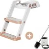Fleau Luxe WC Verkleiner Met Trapje - Toiletverkleiner - Wit - Brilverkleiner Met Handvaten En Opstapje - Toilettrainer + GRATIS Fleau WC Borstel -Bekend Babyproducten Winkel 1200x1148 11